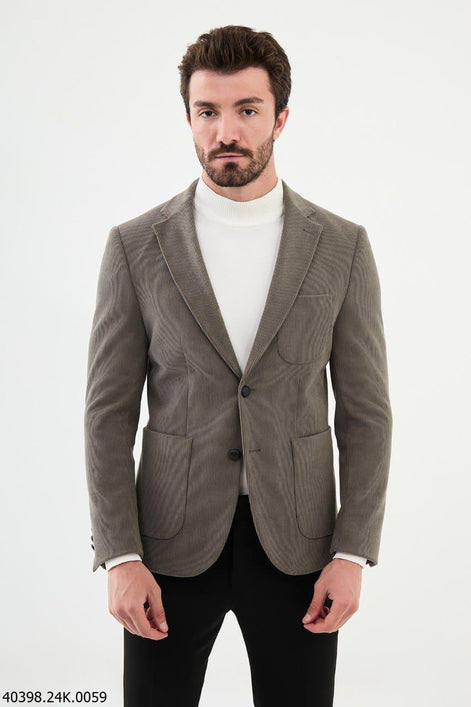 Mitchell Light Brown Corduroy Blazer