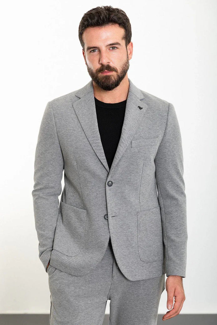 Mitchell Gray Slim Fit Notch Lapel 2 Piece Suit