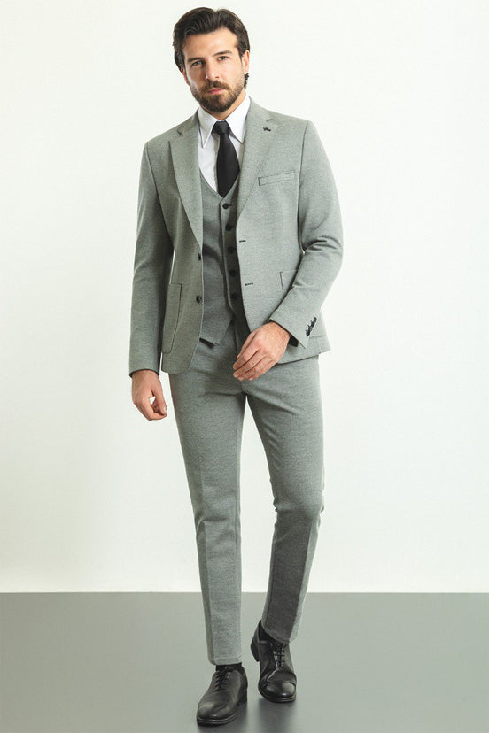 Gray 3 Piece Suit