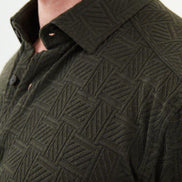 Mitchell Slim Fit Khaki Plaid Shirt