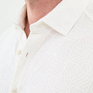 Mitchell Slim Fit White Plaid Shirt