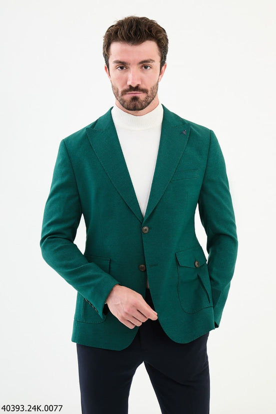 Teal Green Blazer