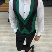 Molalla Slim Fit Shawl Lapel Green Tuxedo