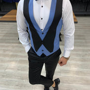 Molalla Slim Fit Peak Lapel Blue Tuxedo