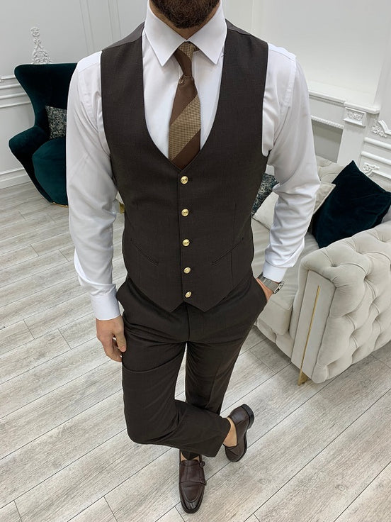 Dark Brown Suit