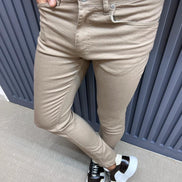 Pierre Beige Cotton Pants
