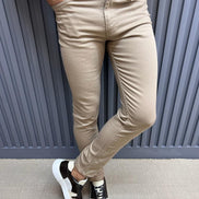 Pierre Beige Cotton Pants