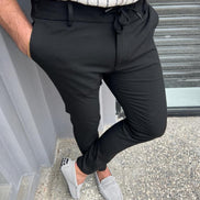 Pierre Black Cotton Pants