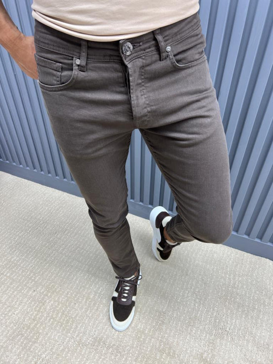 Brown Mens Jeans