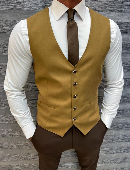 Brown Plaid Suit