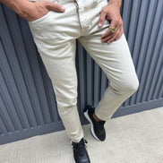 Pierre Cream Mens Jeans