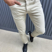 Pierre Cream Mens Jeans