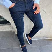 Pierre Dark Navy Blue Mens Jeans