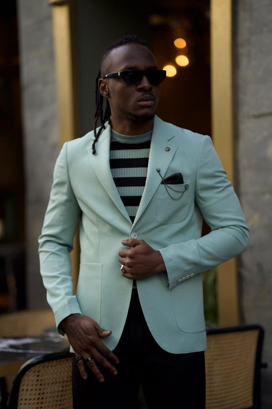 Mint Green Blazer