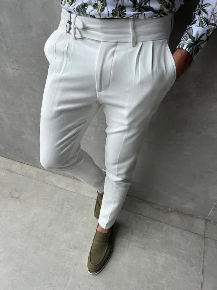 Pierre White Mens Pants