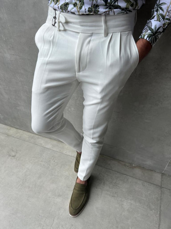 White Mens Pants