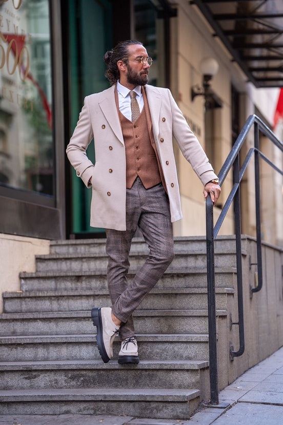 Beige Long Coat