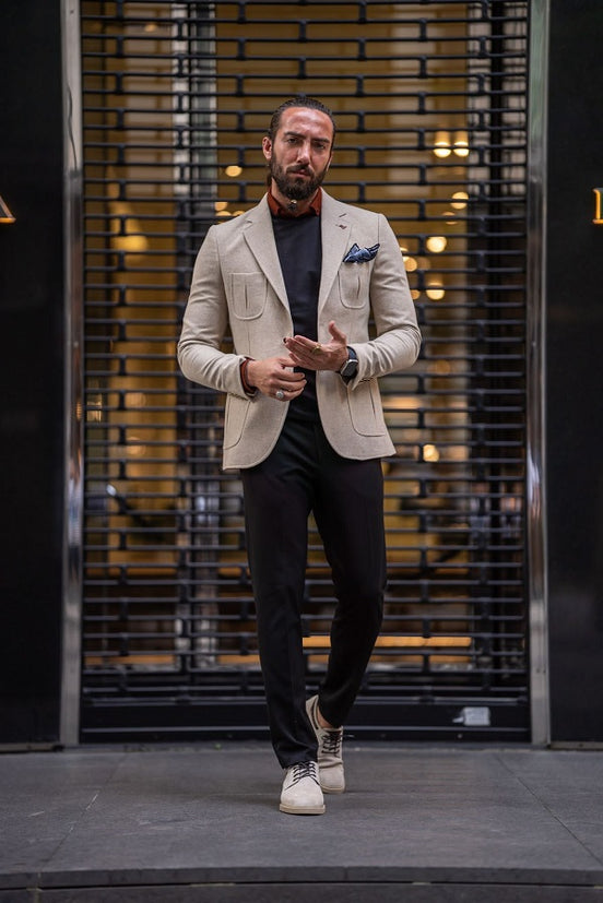 Beige Blazer