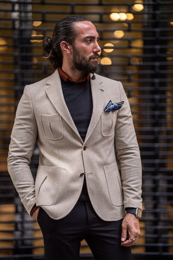 Beige Blazer