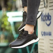 Rapid Black Laced High Top Sneakers