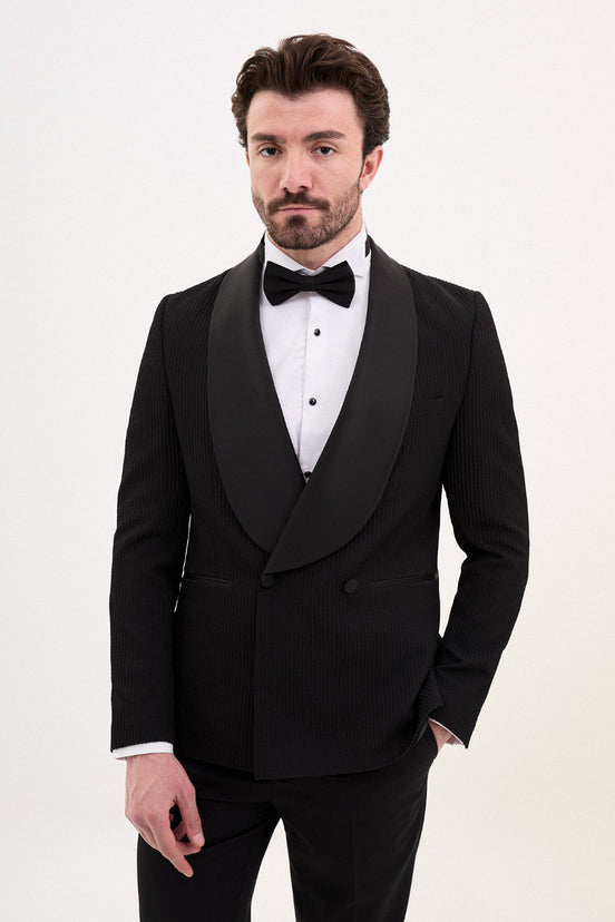 Black Striped Tuxedo