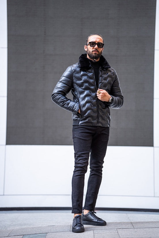 Black Fur Coat