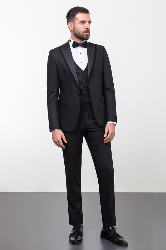 Black Velvet Lapel Tuxedo
