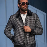 Rapid Slim Fit Side Pocket Black Jacket