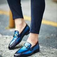 Rapid Blue Bit Loafers