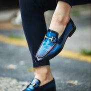 Rapid Blue Bit Loafers