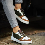 Rapid Camel Green Low Top Sneakers