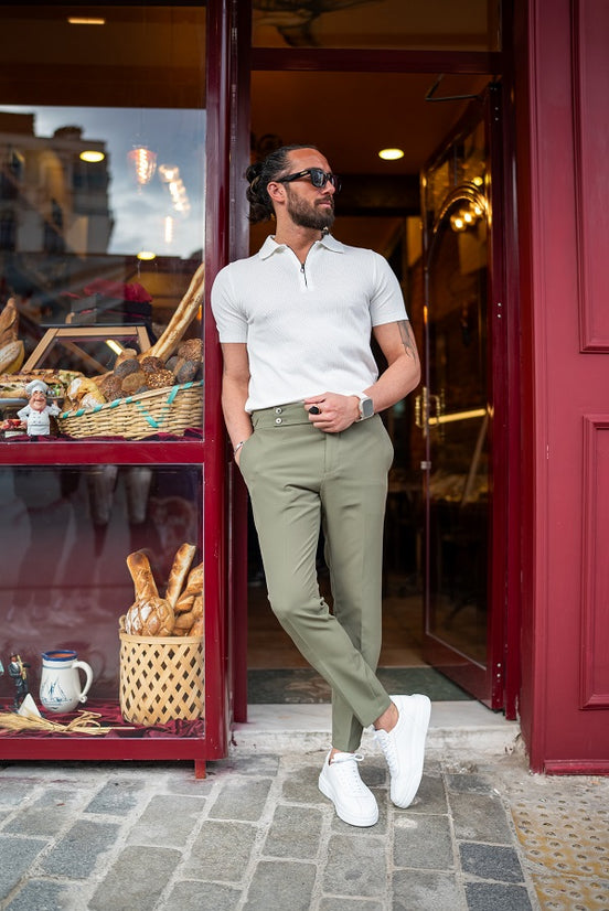 Green Chino Pants