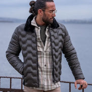 Rapid Khaki Slim Fit Fur Coat