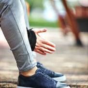 Rapid Mid Top Cap Toe Navy Blue Sneakers