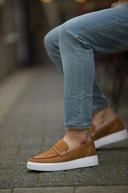 Rapid Tan Penny Loafers