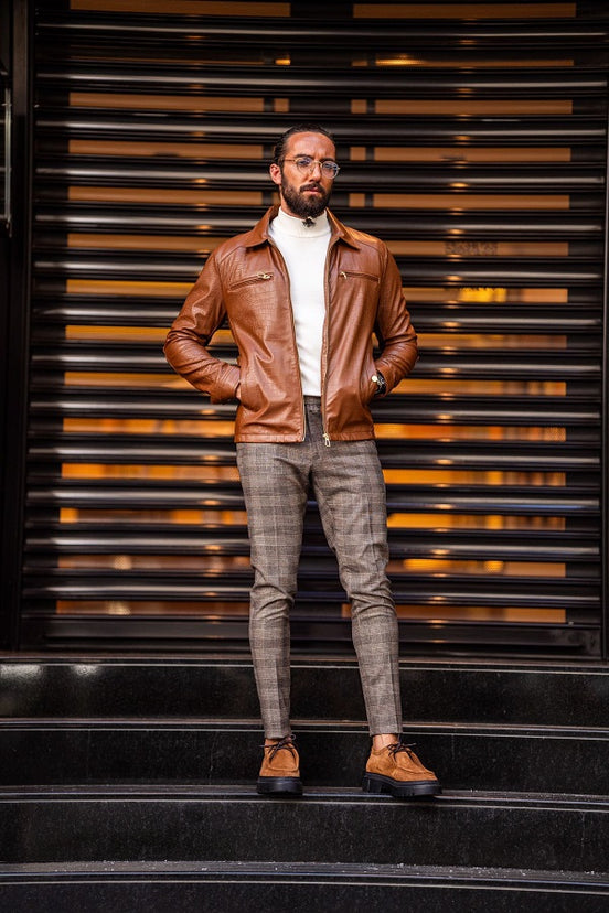 Brown Leather Jacket