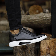 Sioux Black High Top Sneakers