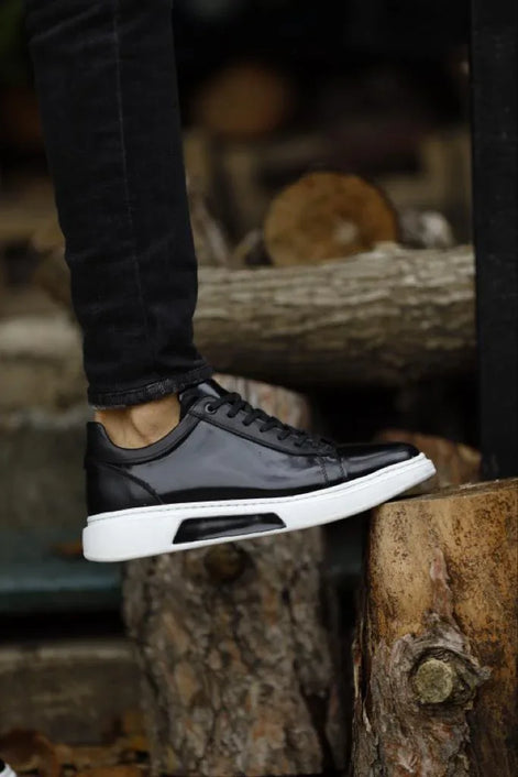 Sioux Black High Top Sneakers