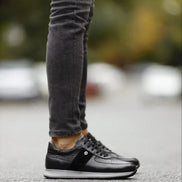 Sioux Mid Top Black Sneakers