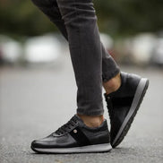 Sioux Mid Top Black Sneakers
