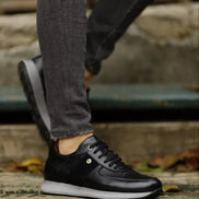 Sioux Mid Top Black Sneakers