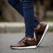Sioux Mid Top Brown Sneakers