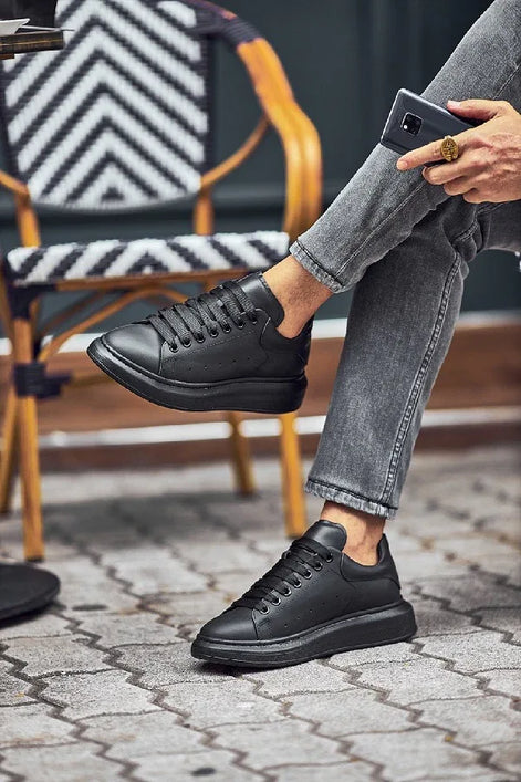 Sturgis Black High Top Sneakers