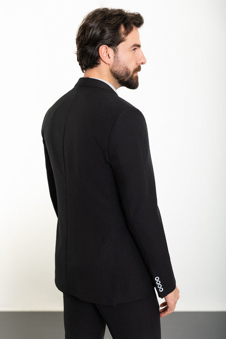 Sturgis Slim Fit 2 Piece Black Suit