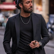 Sturgis Black Slim Fit Notch Lapel 2 Piece Suit