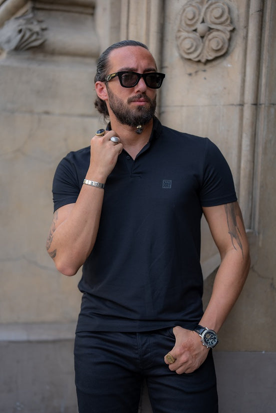 Black Polo T-Shirt