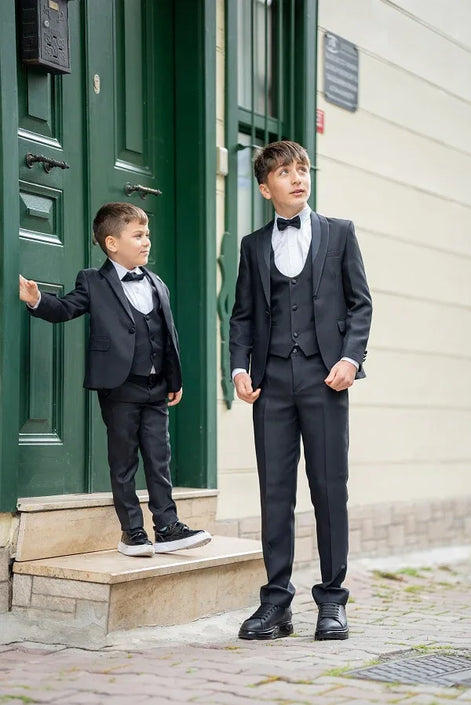 Sturgis Black Slim Fit Shawl Lapel Boy Tuxedo