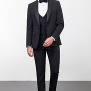 Sturgis Slim Fit Black Shawl Lapel Tuxedo