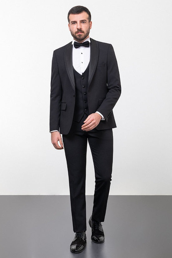 Black Shawl Lapel Tuxedo