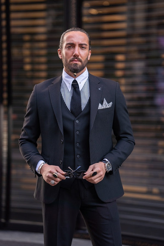 Black 3 Piece Suit
